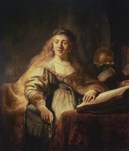 ミネルヴァとしてのサスキア 作： Rembrandt van Rijn